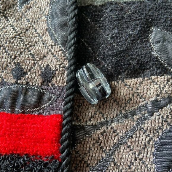 Allure Vintage Patchwork Embroidery Button Jacket - Picture 16 of 16